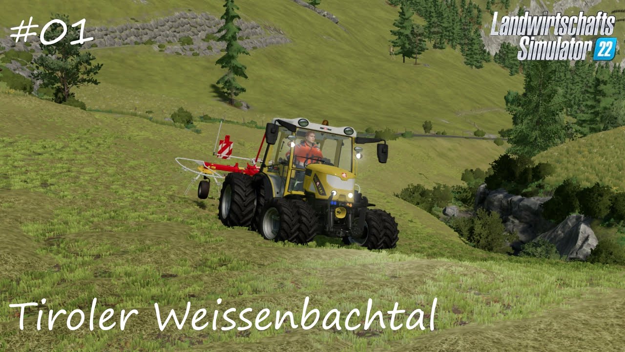 LS22 Timelapse Tiroler Weissenbachtal #01 | Die ersten Wiesen