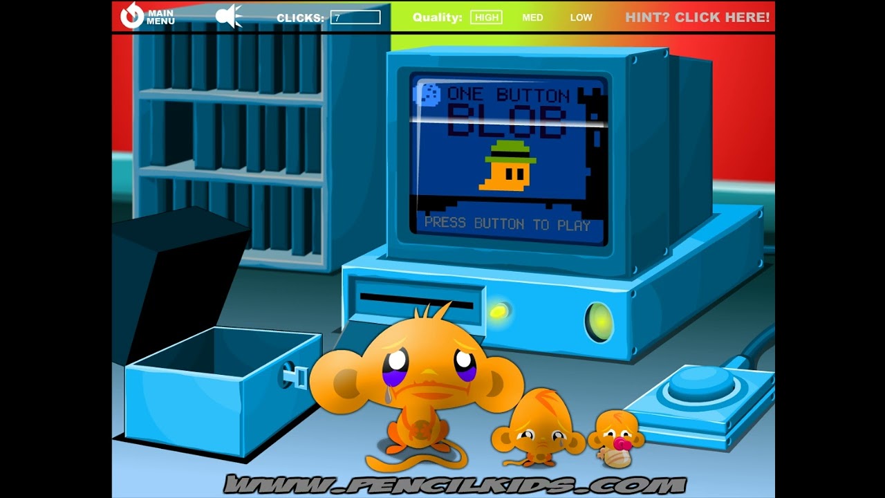 Monkey Go Happy 3 - One Button Blob Theme (Low Quality)