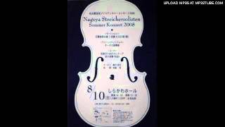 Josef Suk Serenade in E flat major for Strings Op.6 スーク 弦楽セレナーデ
