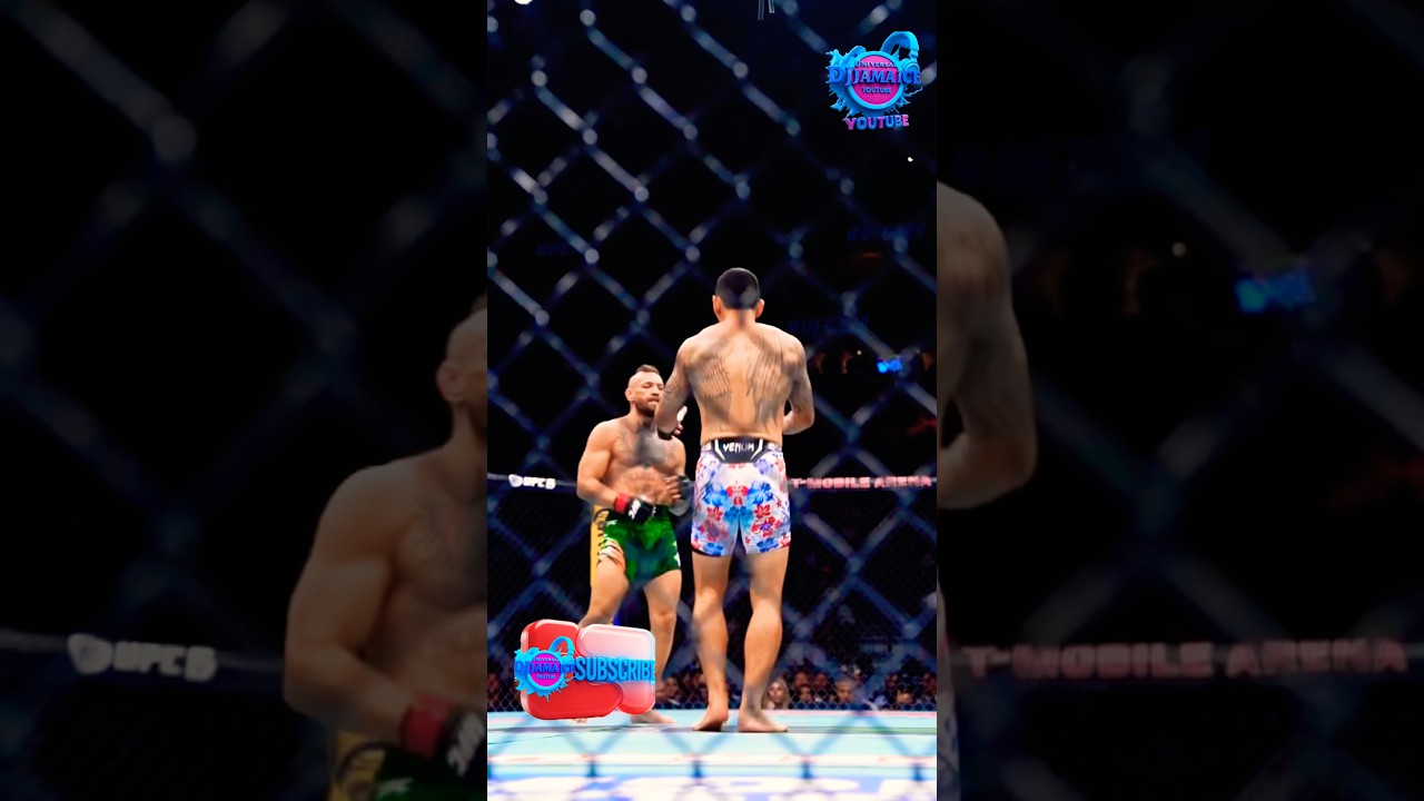 An unexpected ending: Was declared the winner by TKO after Conor McGregorsuffered #UFC329 #youtube