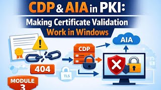 CDP & AIA in PKI: Making Certificate Validation Work in Windows | Module 3.6