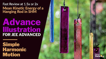 15. Advance Illustration | SHM | Mean Kinetic Energy of a Hanging Rod in SHM | by Ashish Arora