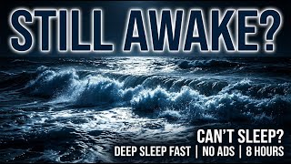Dark Beach Waves 🌊 Soft Ocean Sound for Deep Sleep (No Music)