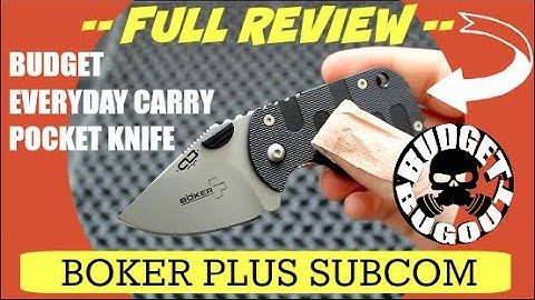 Boker Plus Subcom | Best Compact Budget Everyday Carry / EDC Pocket Knife?