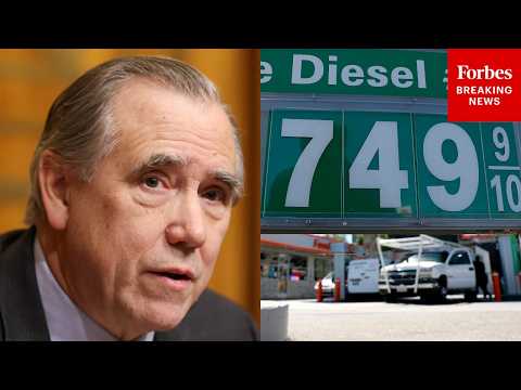 'It's A Record High!': Jeff Merkley Slams High Diesel Prices, Pins Blame On War With Iran
