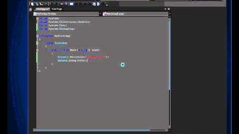 Видеоуроки C# - Урок 1  - знакомство, переменные