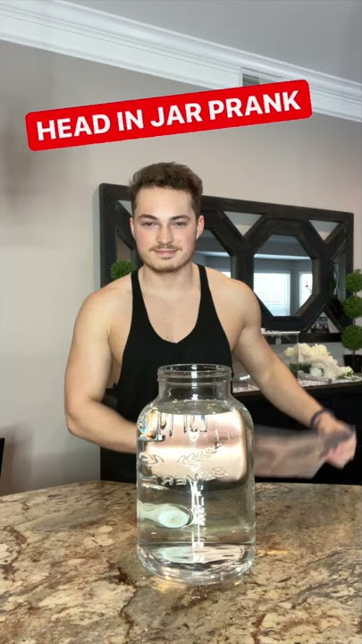 Head In Jar Prank On Grandmom - #shorts