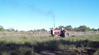 Plowing with the 806 Video 3