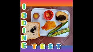 HOW TO DO IODINE TEST ON STARCH