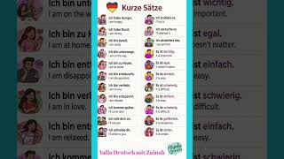 Speak German from day one! 🇩🇪Simple &amp; useful short sentences for daily life #deutsch #shortsvideo