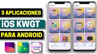 3 Mejores Aplicaciones iOS KWGT Widget para Android 2026