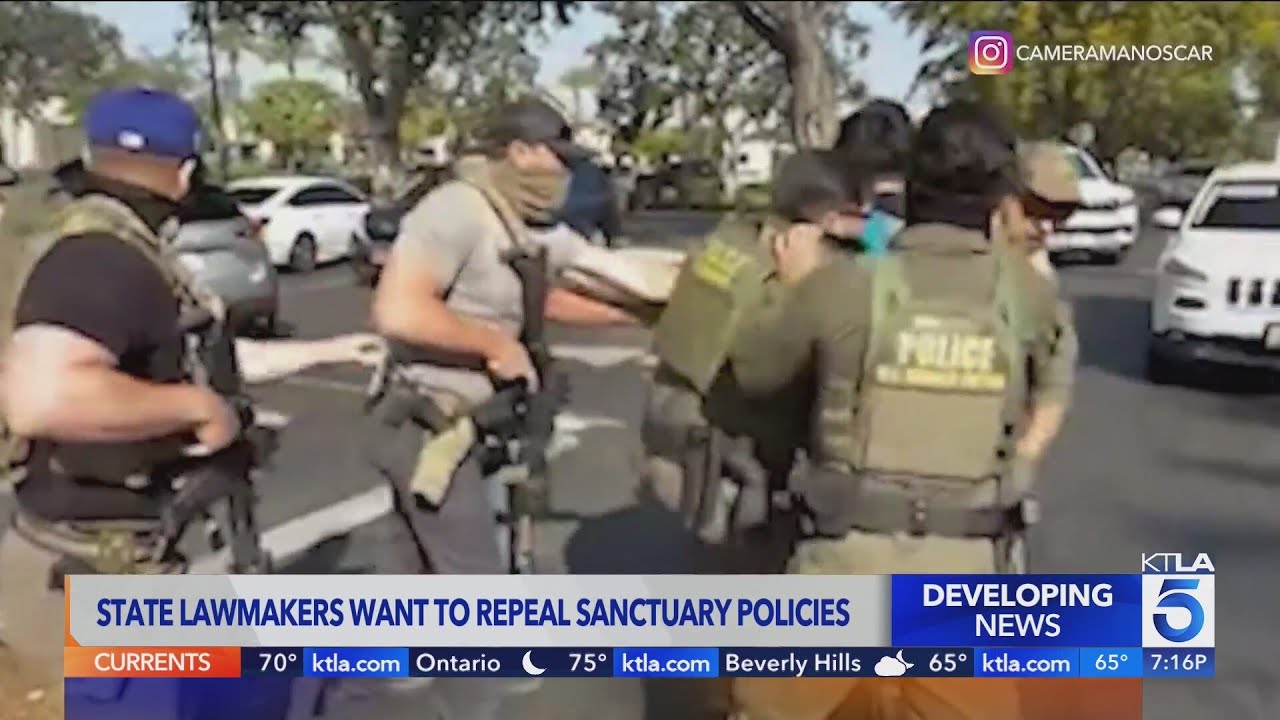 After anti-ICE protests, California Republicans propose repeal of state's sanctuary policies