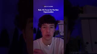 Day 135 | Rule #21: Focus On The Best Opportunities. #trading#mindset #dicipline #journey