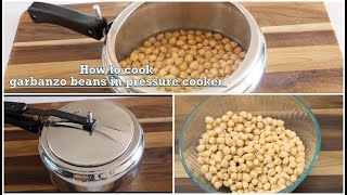 cooker pressure garbanzo beans cook