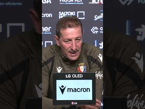 Luis Miguel Ramis, en la rueda de prensa previa al Real Betis - Osasuna | Club Atlético Osasuna