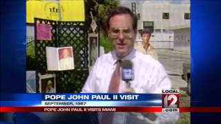 When Pope John Paul II visited Miami