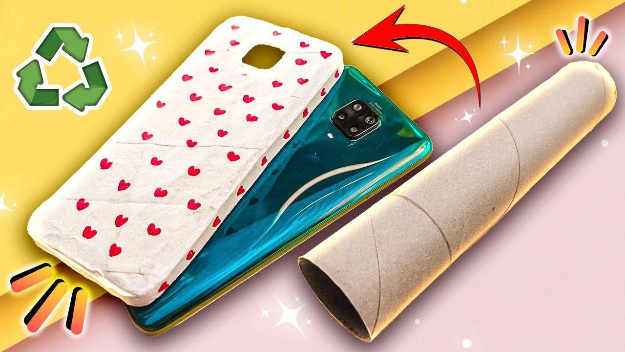 Reuse Towel Paper Rolls For Make Phone Case ♻️ || Recycle Towel Paper Rolls For Make Phone Case