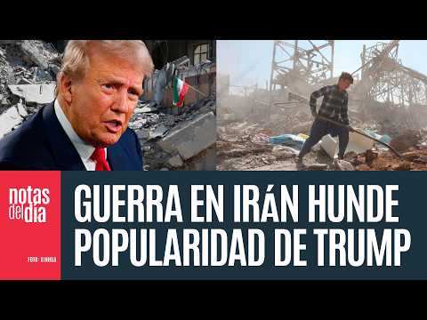 La guerra en Irán acelera y también el rechazo de EU a Trump, en todas las encuestas