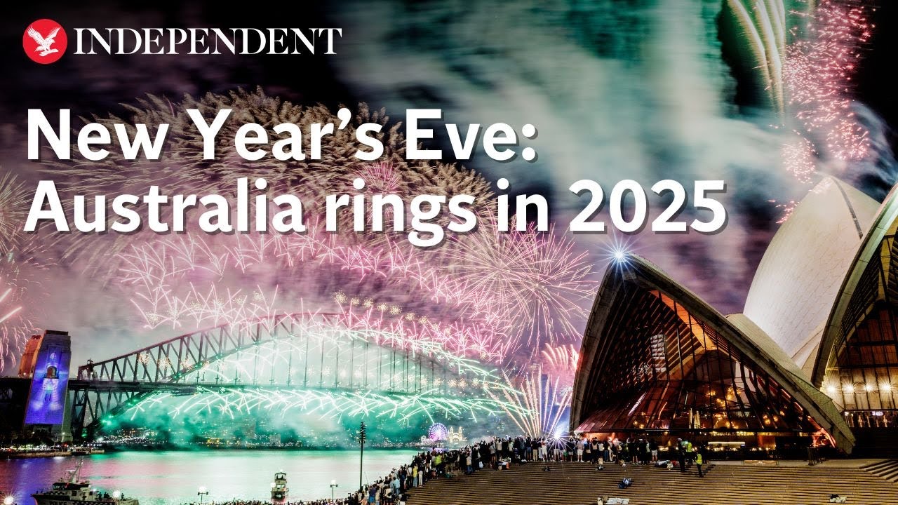 Sydney Harbour welcomes 2025 with huge New Year's Eve fireworks display