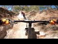 Muy buena bajada a Toboganes antes de las lluvias siguiendo a Donovan MTB