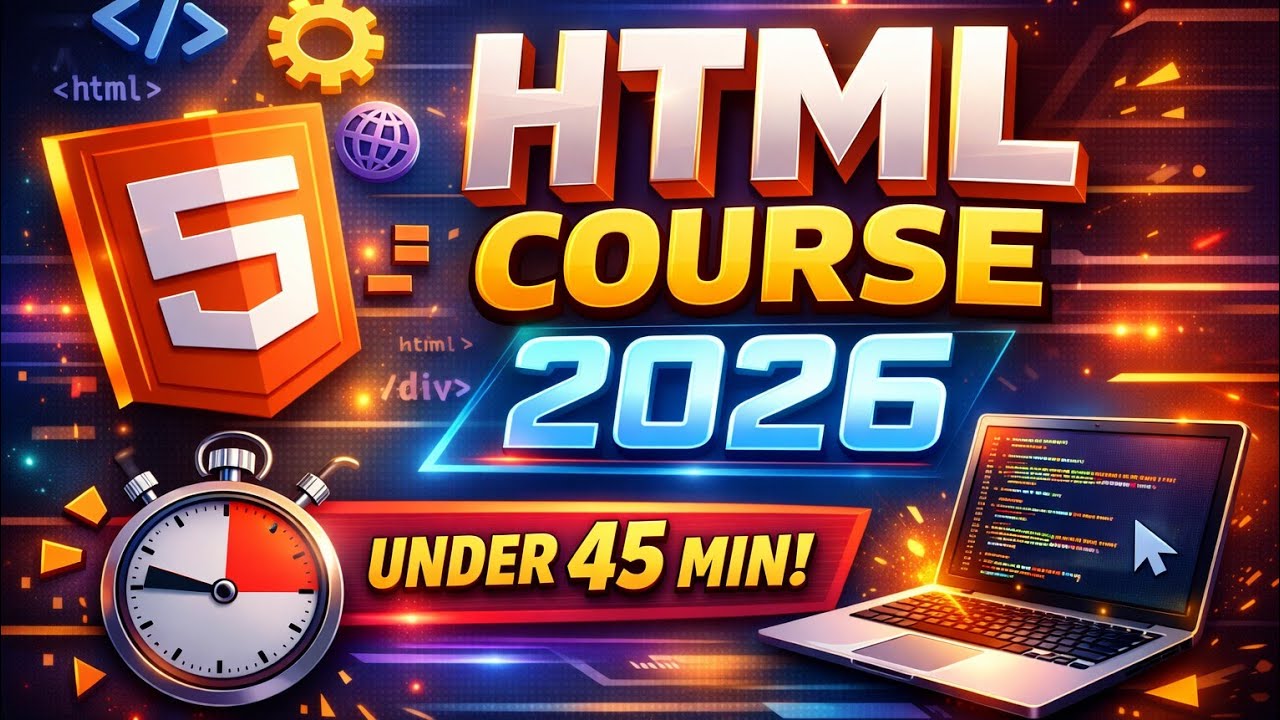 🔥 HTML Full Course in Hindi | Web Development Start 2026 | Beginners to Pro 🚀