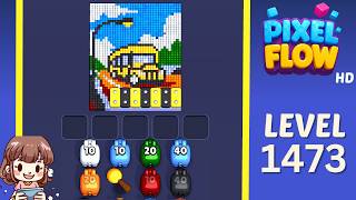 Pixel Flow Level 1473 Solution Walkthrough