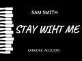 Stay With Me - Sam Smith (Karaoke Acoustic Piano)