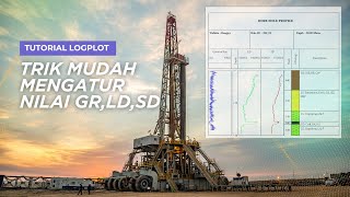 Trik Mudah Atur Nilai Gamma, Long dan Short Density Di Logplot