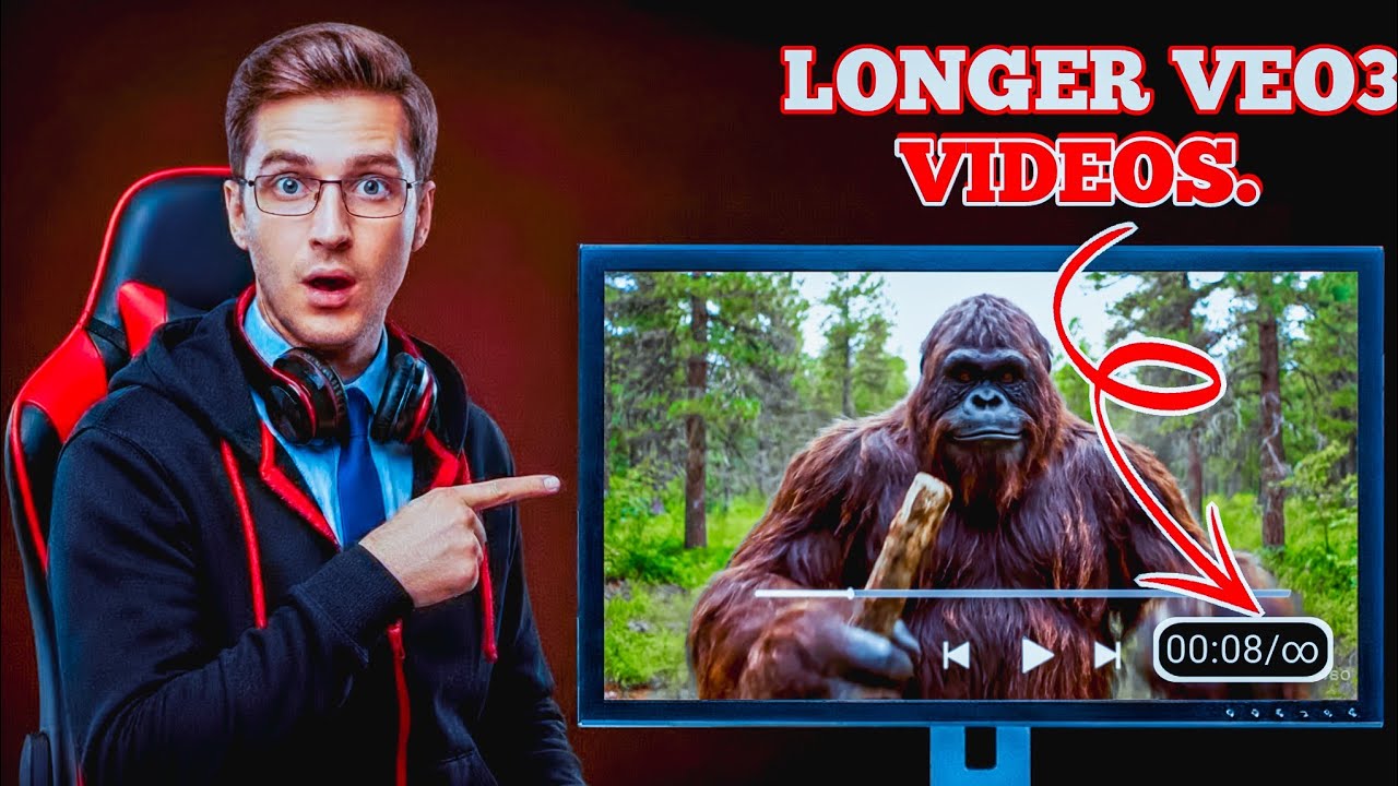 Могу ли я сделать видео VEO3 длиннее 8 секунд?