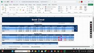 Shelly Cashman Excel 365 Module 3 SAM Project B | Book Cloud | CREATE A SALES REPORT #shellycashman