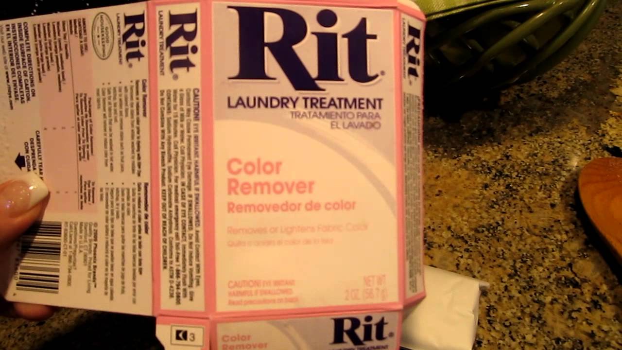 Rit Color Remover Experiment (after red dye transfer)--Part 1 