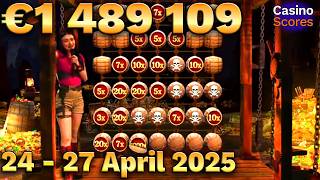 Big WINS on Captain Flint's Treasure & Coin Rush etc. (24th - 27th Apr 2026) screenshot 2