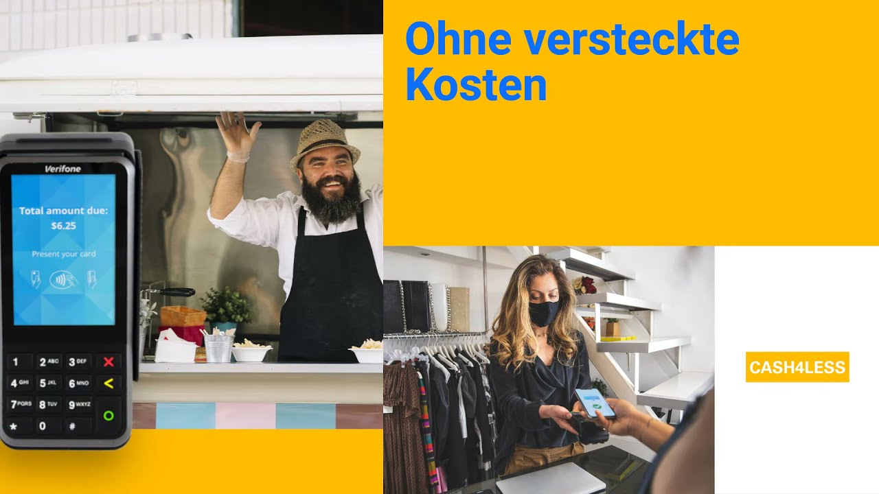 CASH4LESS - Bezahlterminals ohne Laufzeitbindung