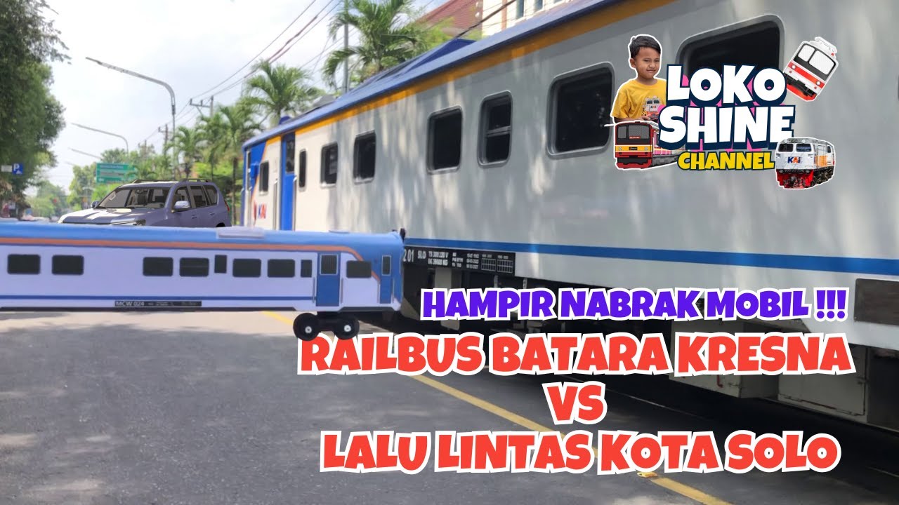 Hampir Nabrak!! Batara Kresna: Antara Rel dan Lalu Lintas