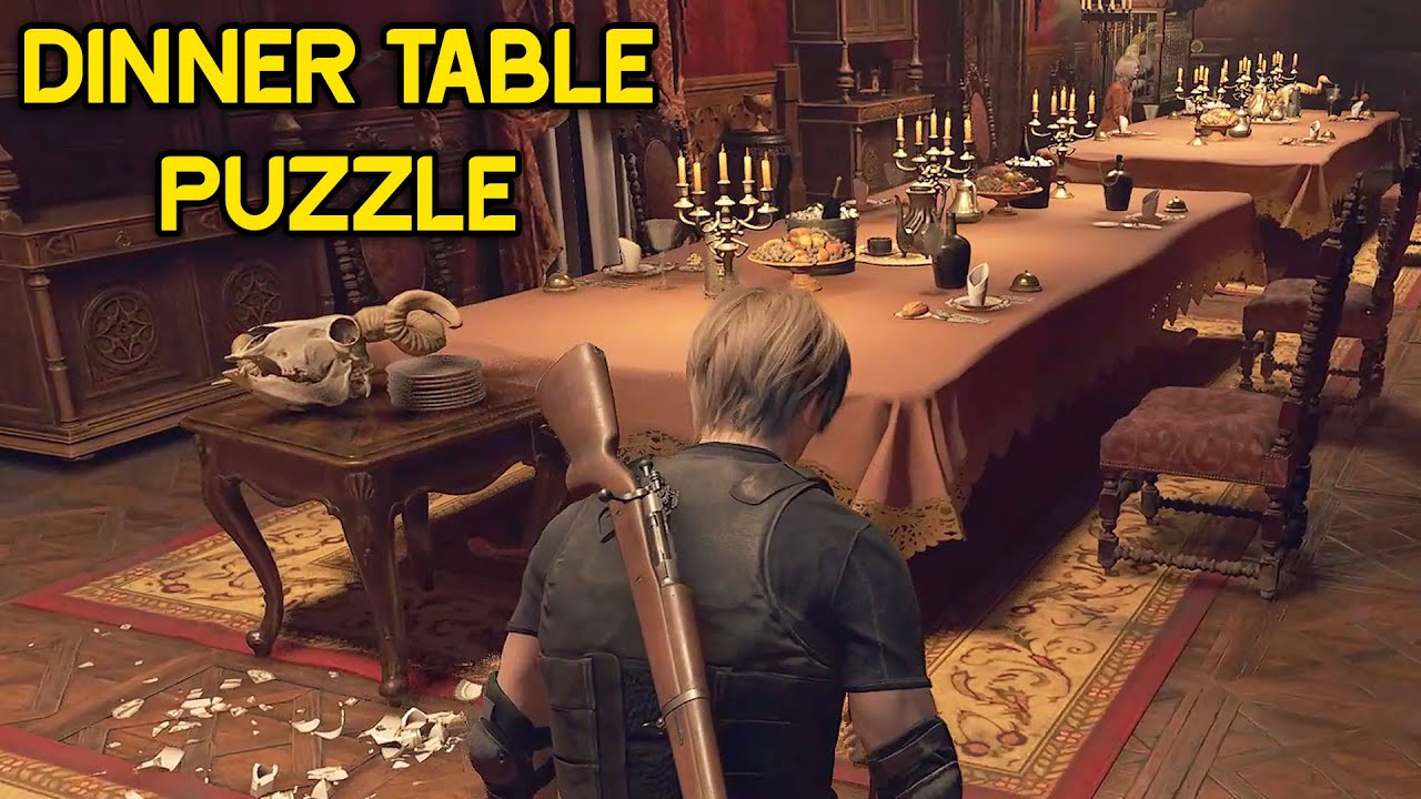 Resident Evil 4 Remake Dining Table Puzzle (Serpent Head Puzzle Resident Evil 4 Remake Dining Table Puzzle (Serpent Head Puzzle