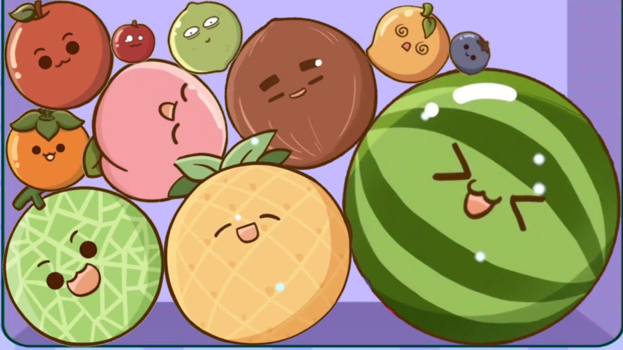🔥Watermelon Game | Fruit Merge Master | Suika Game | 2048 Math Asmr Puzzle