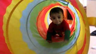 Liam In His Tunnel