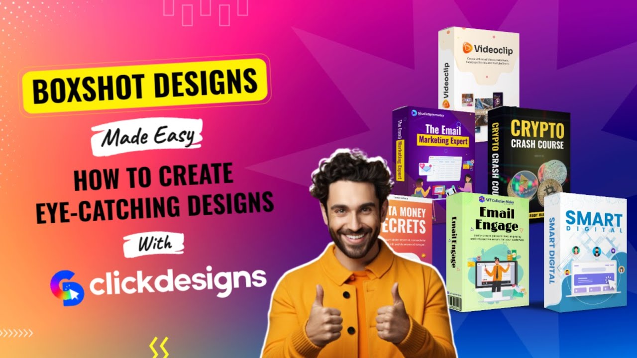 Boxshot Designs Made Easy: How to Create Eye-Catching Designs with ClickDesigns! 📦💡 