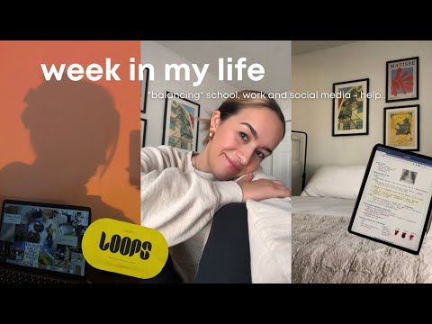 week in my life: finding a path post grad, mini night routine, work life balance, studying