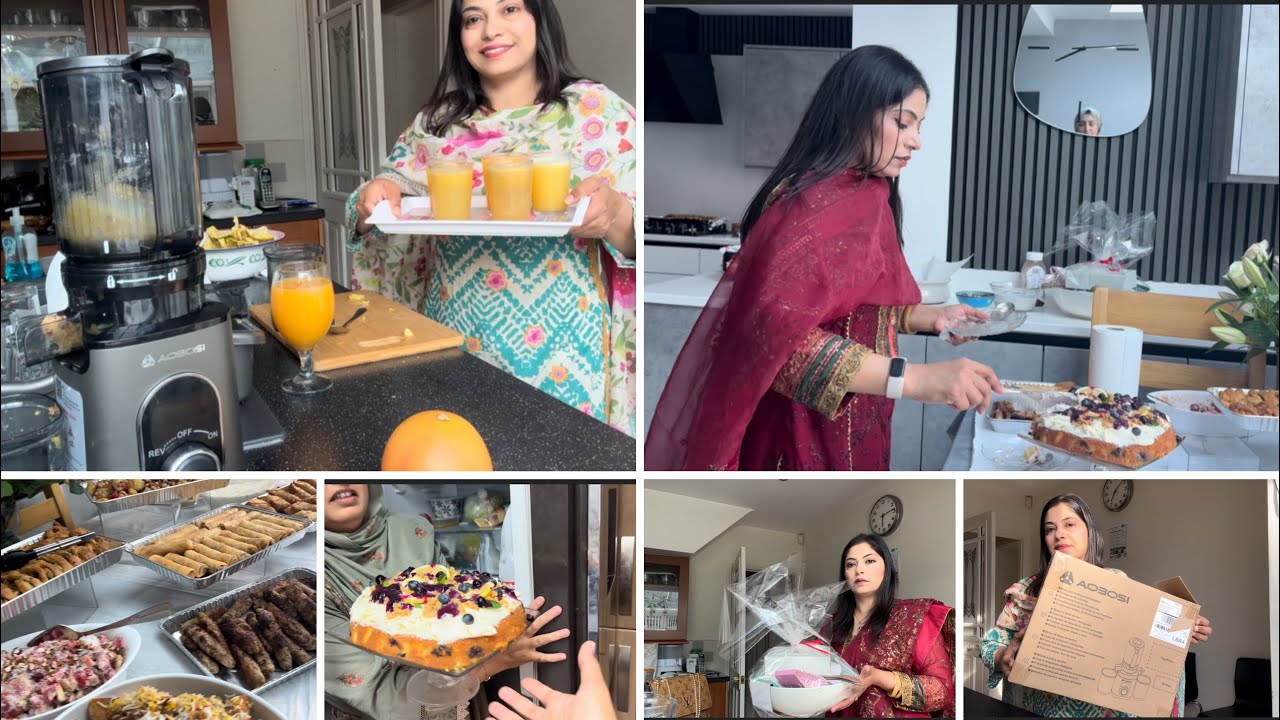 Surprise Party & Perfect Food With Friends | AOBOSI Juicer Tasty Drinks 🍷 For Family In Summer 🔥