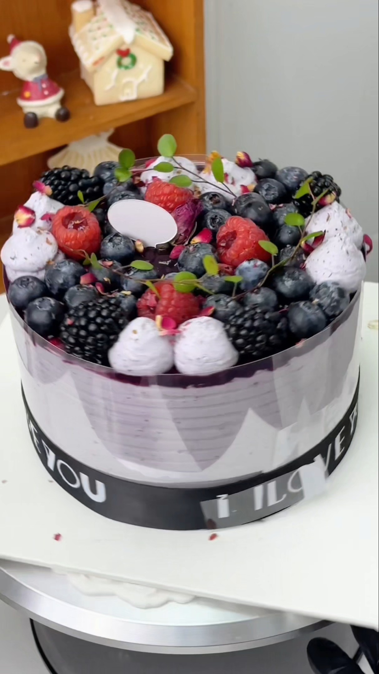 Immersive cake making | Blueberry cake tutorial❗️Follow  to make cakes Dessert baking recommendation
