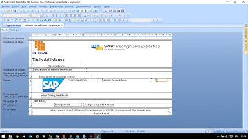 Crystal Reports - Uso de parámetros