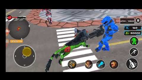 Dragon Robot Car Game Video Dino Robot Transforming Game level#9 Bettle Gaming channel