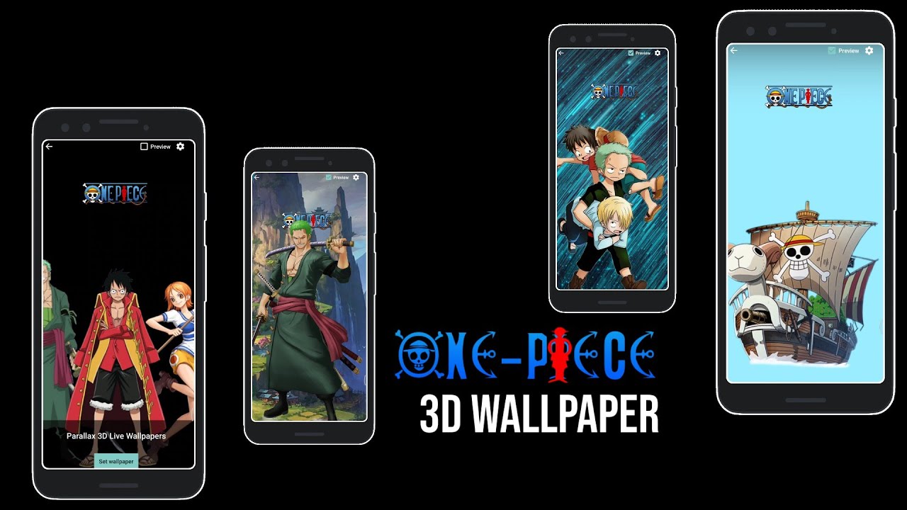 One-piece 3D wallpaper [Preset link] | android 3d wallpaper [Anime] August 2021