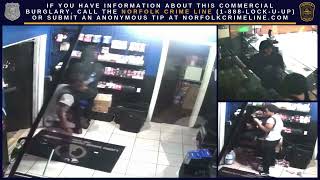 Norfolk Police need help identifying commercial burglary suspect