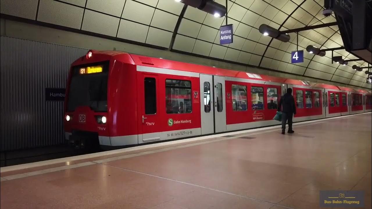 S Bahn Linie S1 am Flughafen Hamburg Airport HVV - YouTube