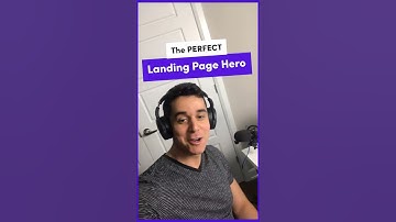How to Create The Perfect Landing Page Hero in 60 Sec.