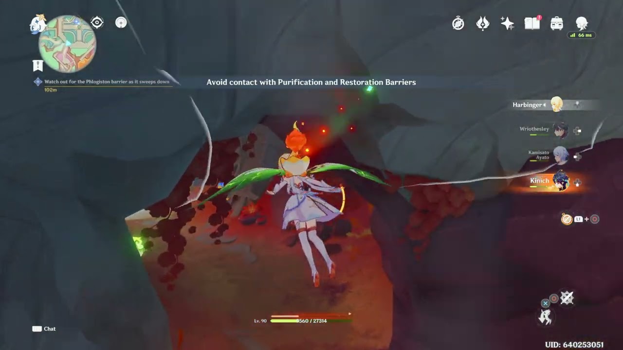 How to avoid contact with the purification circle~Genshin