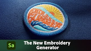Using the Embroidery generator in Substance 3D Sampler | Adobe Substance 3D