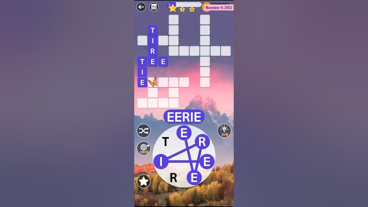 Wordscapes Daily Puzzle November 11, 2022 Answers YouTube